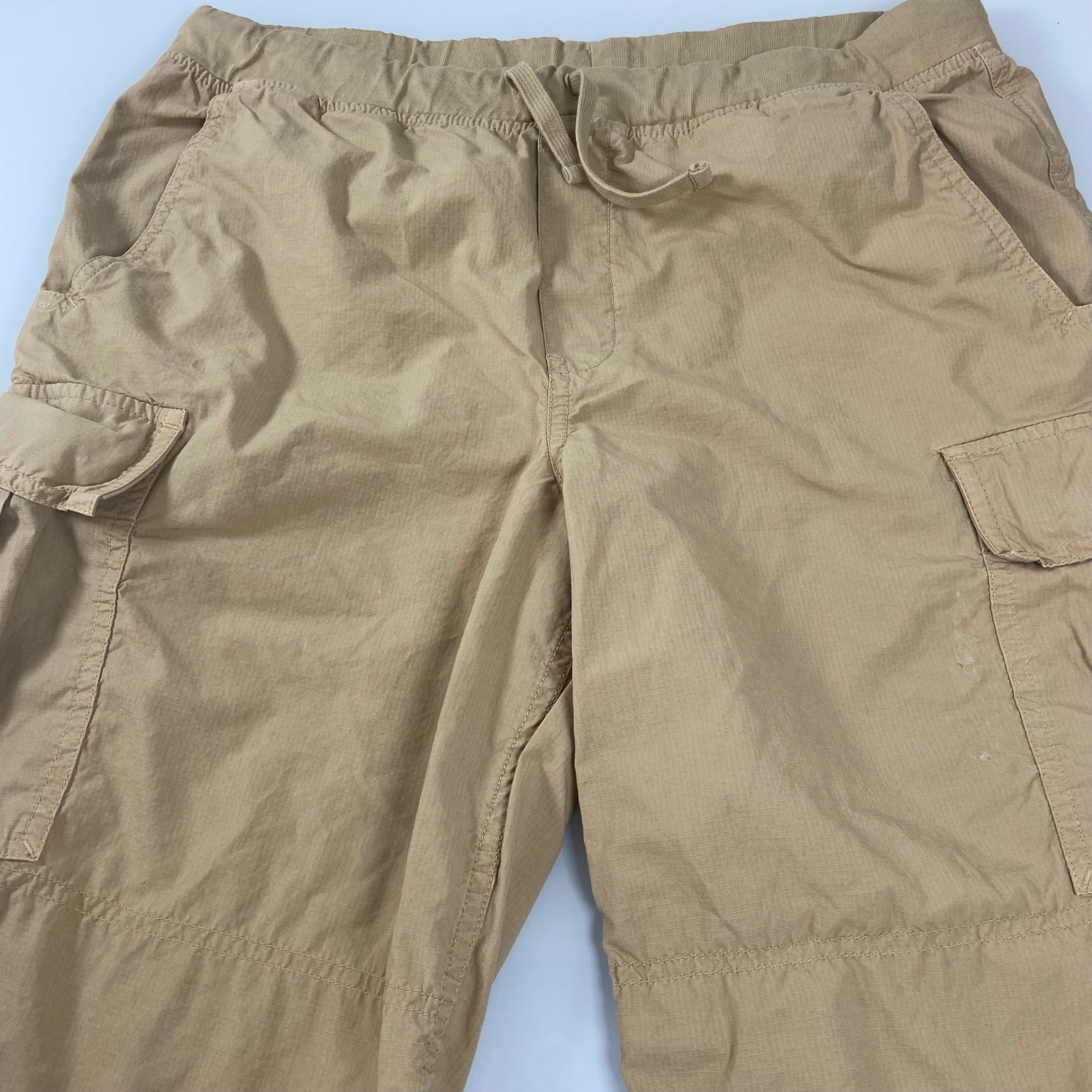 Polo Ralph Lauren Boys Cargo Shorts Beige Drawstring Waist Size XL18 /20