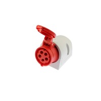 16A 5P 400V Feststeckdose Rot IP44 115-6 Feststeckdosen