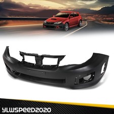Front Bumper Cover Black Fit For 2011-2014 Subaru Impeza WRX Models