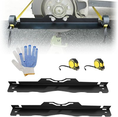 Precision Toe Alignment Tool Kit - Professional Grade Wheel Black 