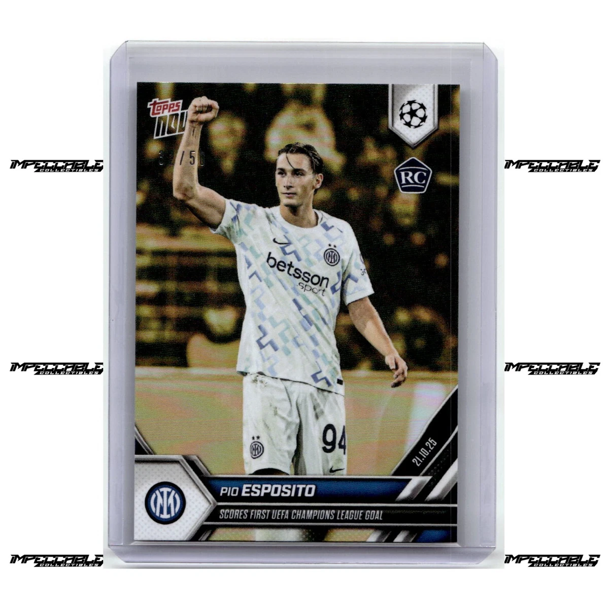 Topps UEFA Champions League Soccer Rookie Sports Trading Cards