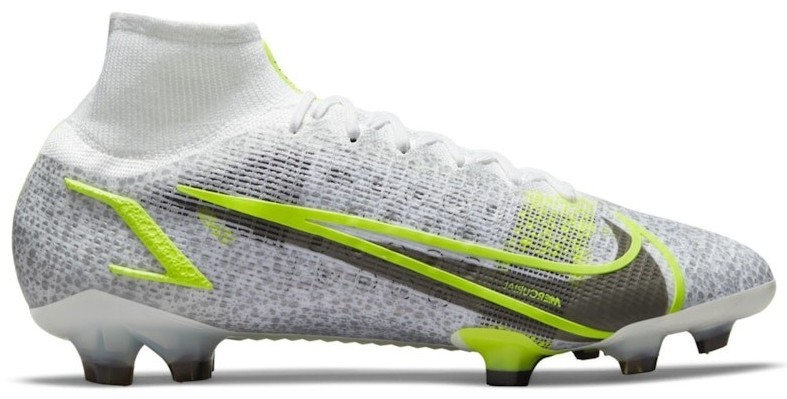 Size 10.5 - Nike Mercurial Superfly 8 Elite FG White Volt for sale