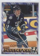 1997-98 Pacific Invincible NHL Regime Paul Kariya #4 HOF 4mt