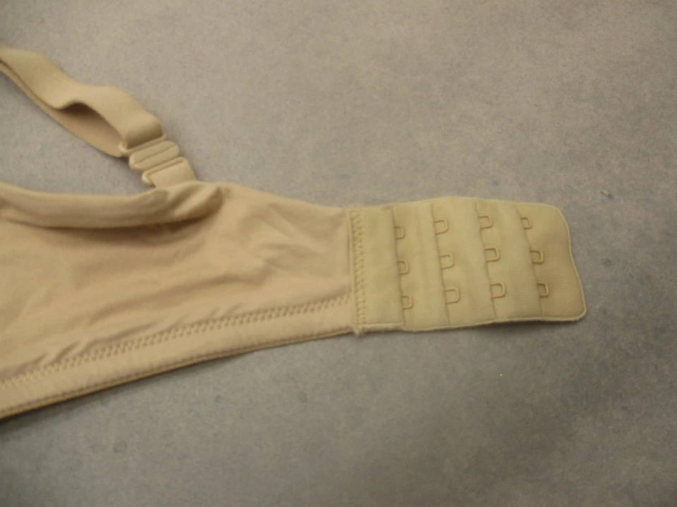 Sujetador Bralette Gap Talla M Mujer Beige Sin Forro Inalámbrico Cierre Trasero 11D Foto 4 de 4