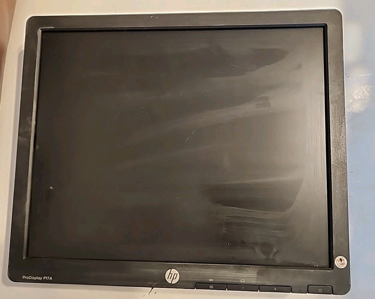 HP ProDisplay P17A 17-inch 5:4 LED Backlit Monitor Black - Free 