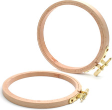 5" Embroidery Hoop round Beech Wood Cross Stitch Hoop, Hand Embroidery and Cross