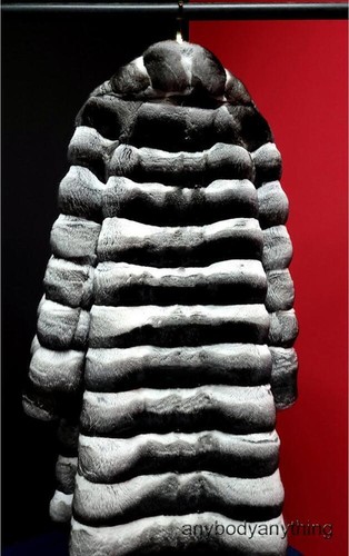 Mens Winter Collar Faux Fur Zebra Pattern Large Size Furry Overcoat Coats Hot - Picture 7 of 20