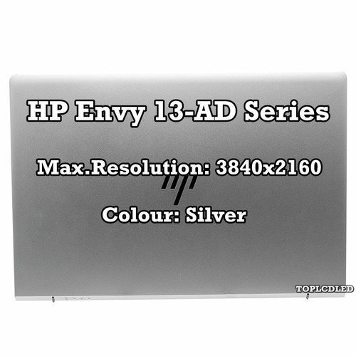 13.3'' HP ENVY 13-AD173CL 4K 3840x2160 IPS LCD LED Display Touch Screen Assembly - Foto 1 di 5