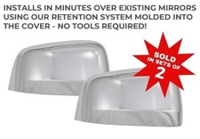 Fits Jeep Grand Cherokee 11-20 CHROME MIRROR COVERS Overlay 2PCS BOTH SIDES 