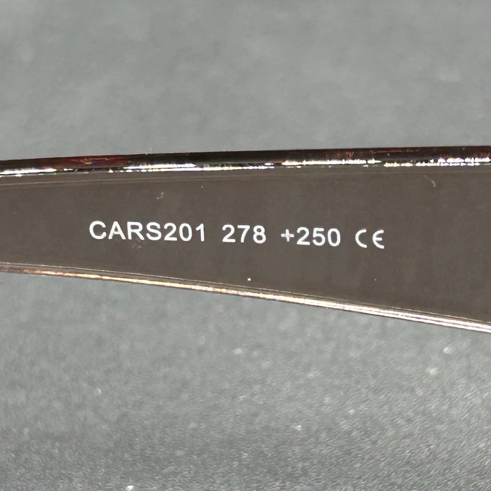 Oleg Cassini CARS201 278 +250 Leitores Bifocais Sol Cristal Marrom Claro Usado 2.50 - Imagem 4 de 4