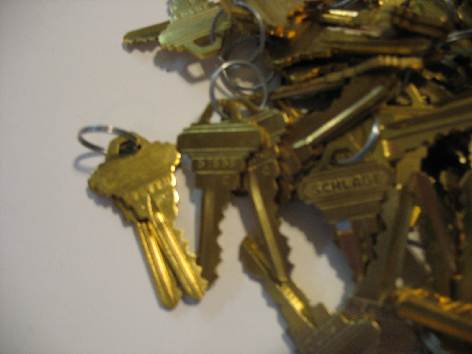 SCHLAGE ORIGINAL FACTORY PRECUT KEYS SC-1 100 SETS OF 2 200 TOTAL KEYS