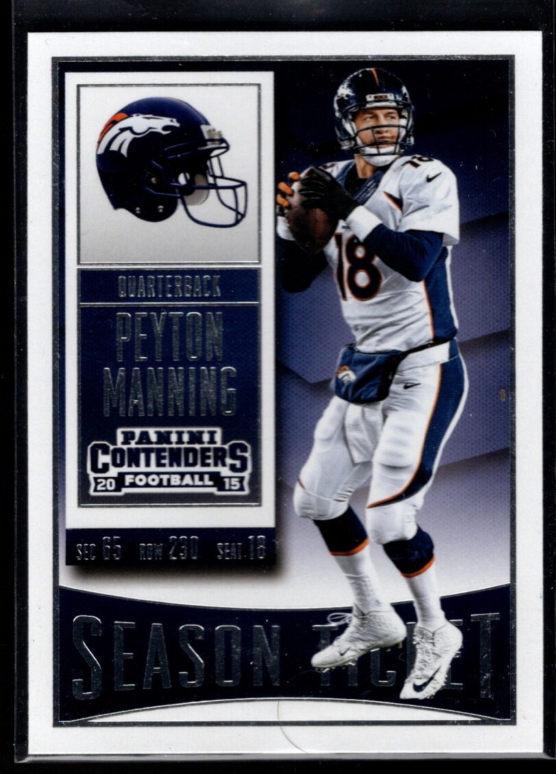 PEYTON MANNING  BRONCOS  2015 PANINI CONTENDERS #1