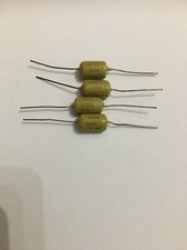 Vintage Mullard Mustard Capacitors 0.15uF, 150nF 160v x 4
