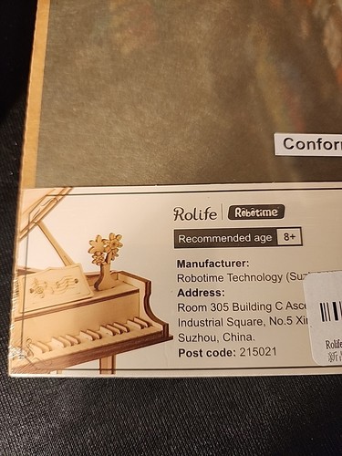 Robotime 3D 74-teiliges Holzpuzzle Alter 8+: Flügel - NEU VERSIEGELT! - Bild 5 von 6