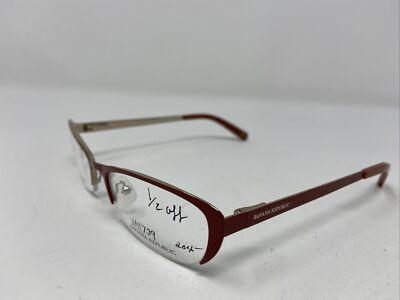 BANANA REPUBLIC EYEGLASSES FRAME FREDERICA 0DU4 53-18-135 RED HALF  display picture 1