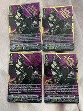 Cardfight Vanguard Silver Thorn Dragon Tamer, Luquier V-BT06 SVR Playset X4