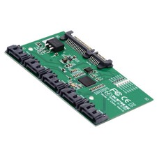 CY SATA 3.0 6Gbps 1 to 5 Splitter Ports HUB Adapter Converter PM Multiplier