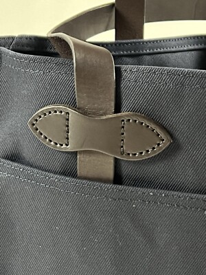 FILSON RUGGED TWILL OPEN TOTE BAG NAVY NWT WITHOUT KEY CLIP | eBay