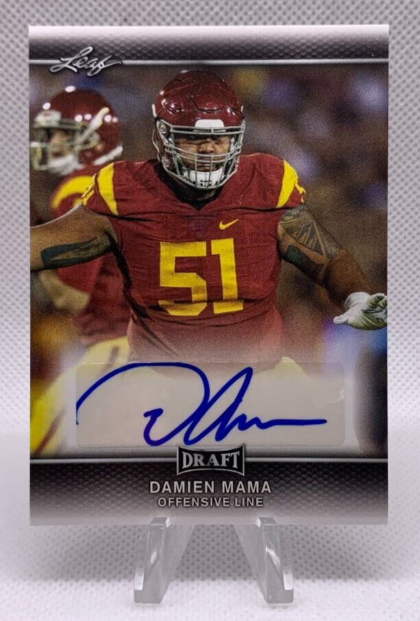 2017 Leaf Draft Auto Damien Mama #A-DM1 Auto