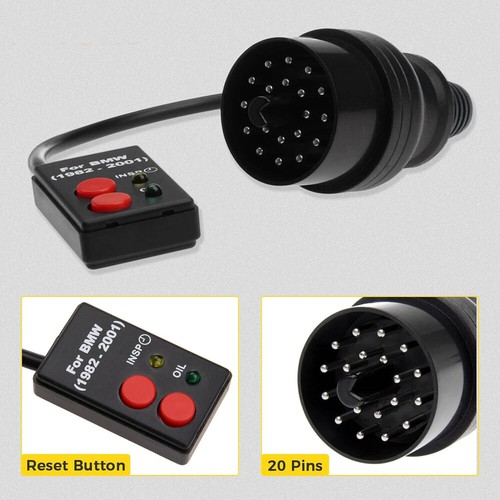 20-Pin OBD Inspection For BMW E30 E34 E36 E39 Oil Service Reset Diagnostic Tool - Picture 10 of 11