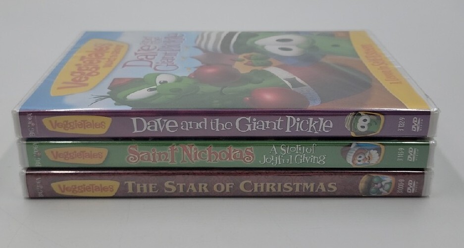 Veggie Tales: (3 DVD Lot) Dave & The Giant Pickle, Saint Nicholas