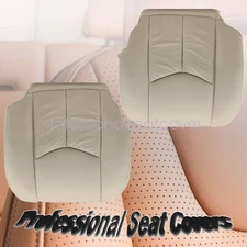 Fits 2003-2006 Cadillac Escalade Driver & Passenger Bottom Seat Cover Tan 152