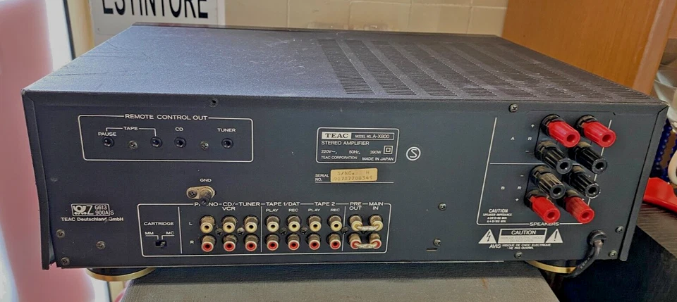 TEAC A-X 800 DC amplificatore 100+100 Watt - Immagine 2 di 3