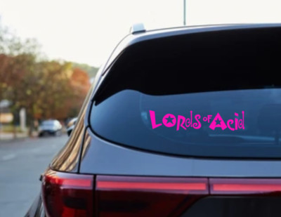 Lords Of Acid Car Decal Vinyl Band Logo Glossy Bumper Sticker EDM Techno Dance