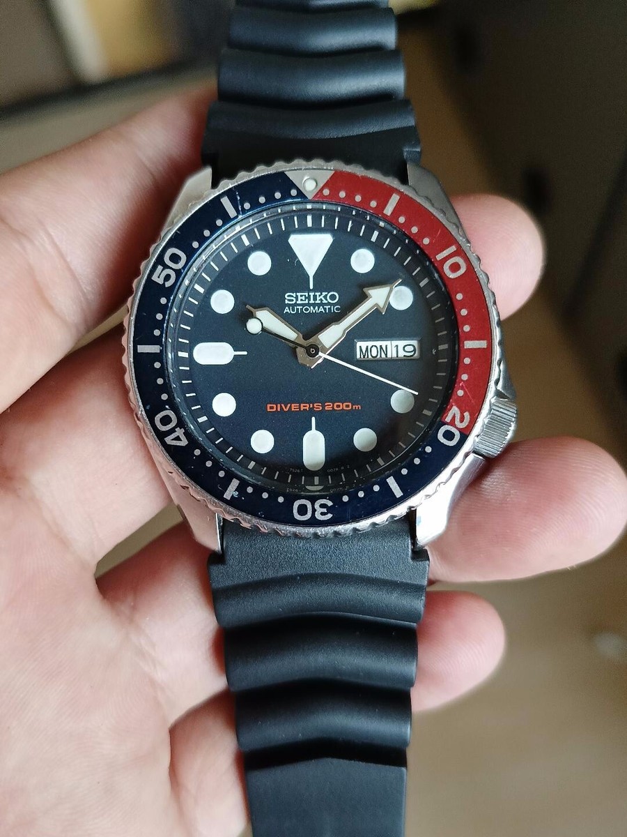 りりー【OH済】SEIKOセイコーダイバー7S26-0020ペプシ JA-2795| セイコー ダイバー 7S26-0020 赤青ベゼル ペプシ