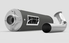 HMF Racing Gun Metal Titan SS Exhaust Polaris RZR Pro XP | 4 2020-2022+