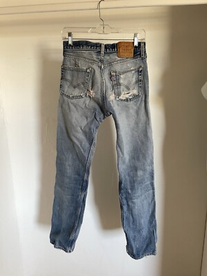 VINTAGE 90's LEVI'S 501xx W31 L36 High Rise Button Fly Classic