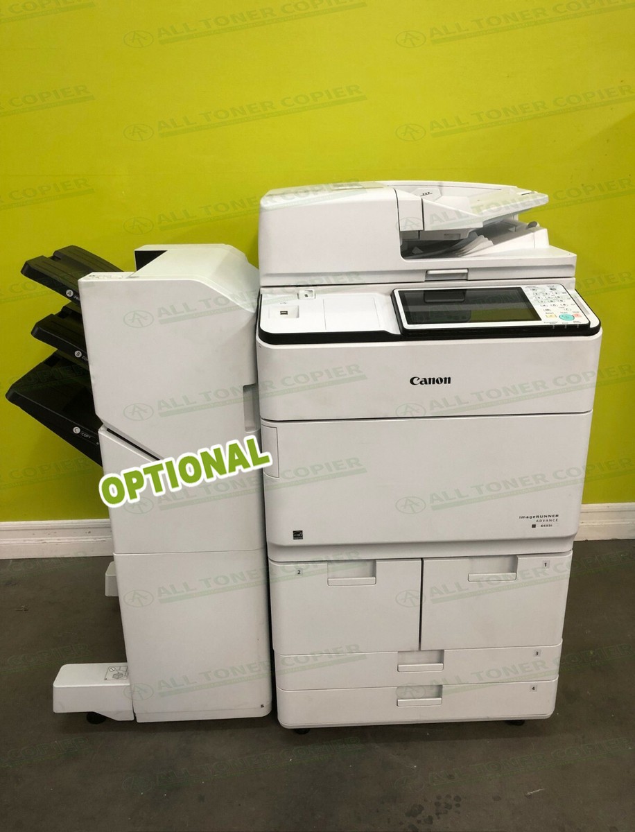 Canon ImageRunner 6555i Laser Mono Printer Copier Scanner Duplex