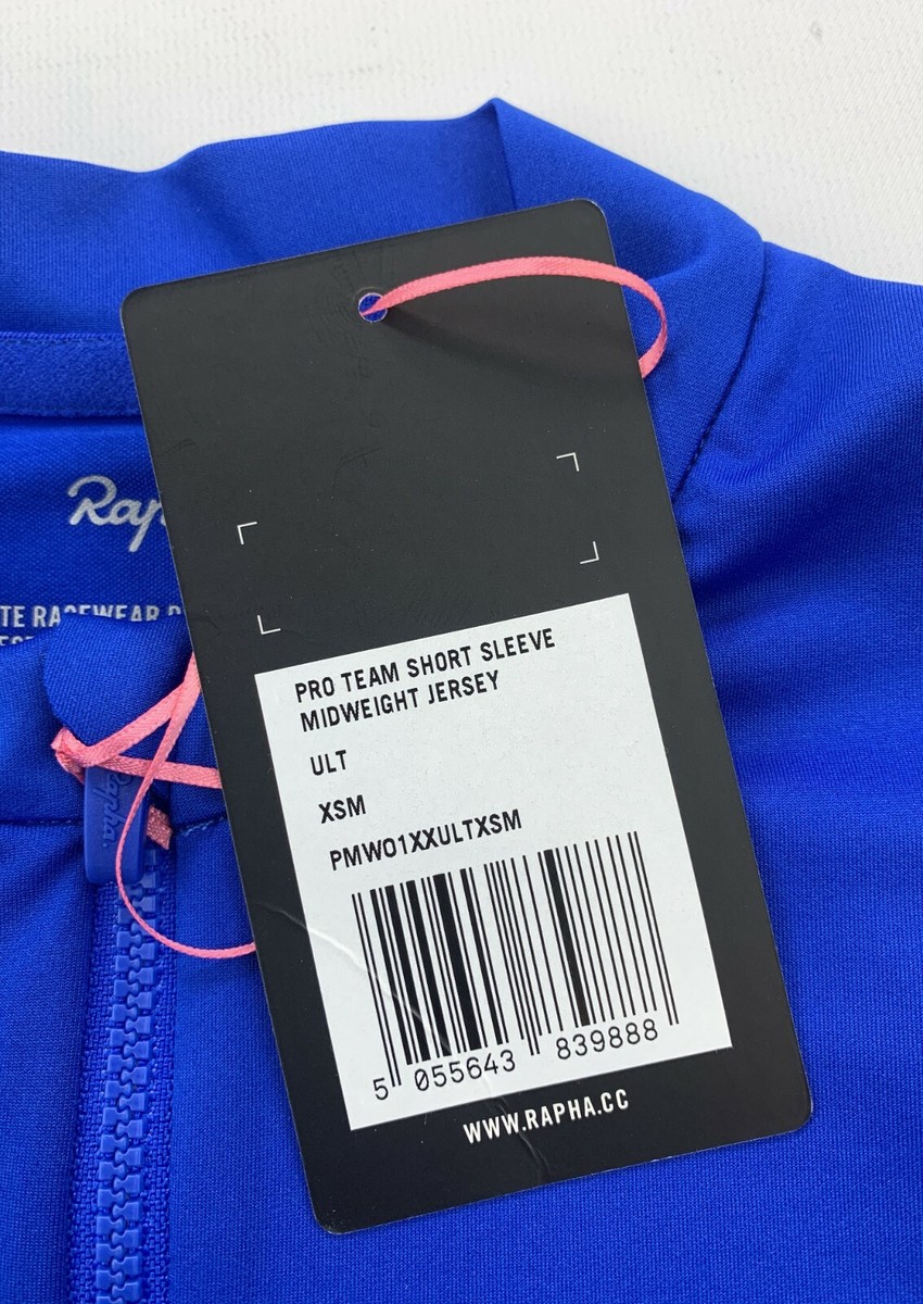 RAPHA PRO TEAM MIDWEIGHT JERSEY Sサイズ RAPHA Pro Team Midweight Jersey Size XS Blue New | eBay