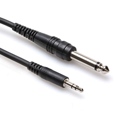 Hosa CMP-110 3.5 mm TRS to 1/4" TS Mono Interconnect Audio Cable 10'