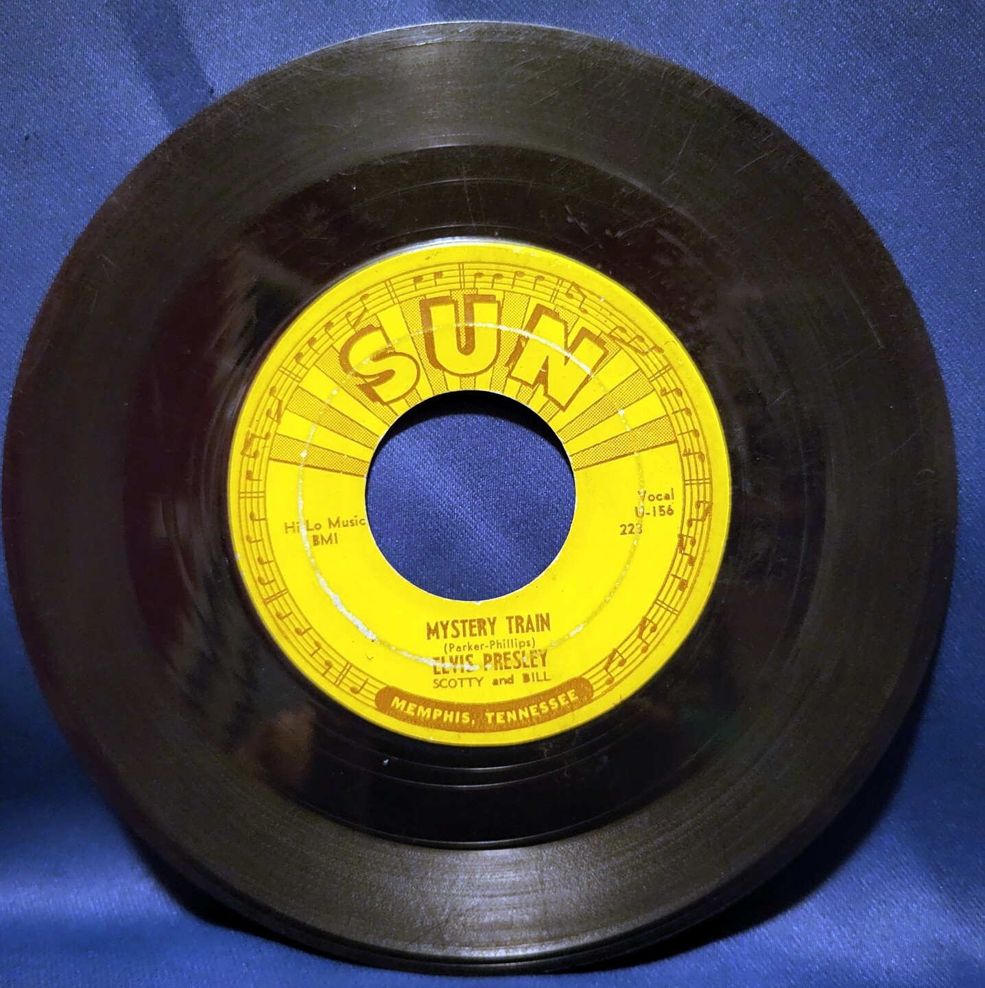 Elvis Presley Sun record 45 Mystery Train SUN 223 eBay