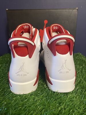 Air Jordan 6 Retro Alternate Hare 384664-113 White Gym Red
