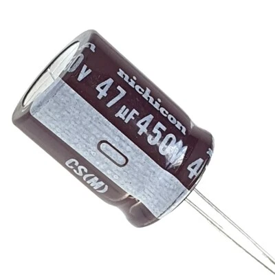 [1 pc] 47uF 450v nichicon (Japan) CS, 105C, High Reliability 10,000hrs-ref:c476