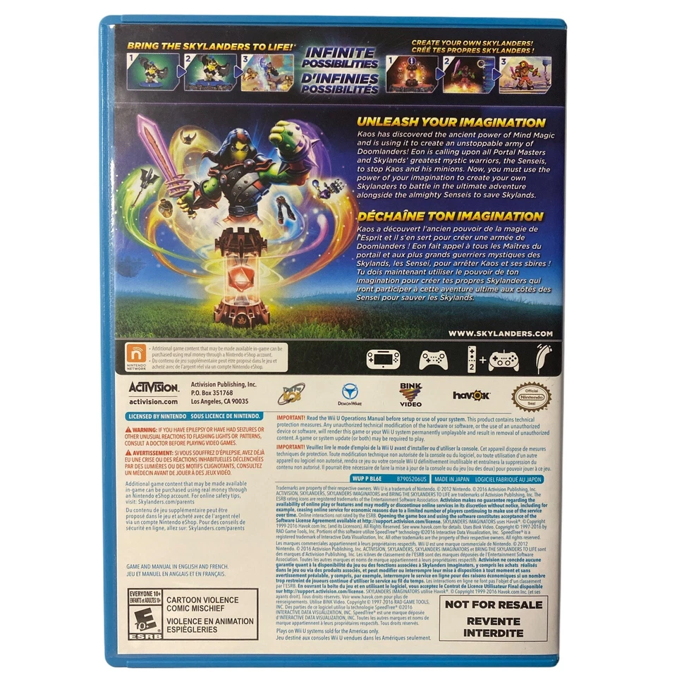 Skylanders Imaginators (Not For Resale) - Nintendo Wii-U - Image 2 of 4