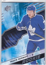 18/19 SPX..TRAVIS DERMOTT..ROOKIE../349..CARD # R-TD..MAPLE LEAFS.COMBINED SHIP
