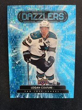 22-23 UD Series 1 Hockey Blue Dazzlers DZ-27 Logan Couture