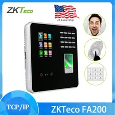 ZKTeco FA200 Face & Fingerprint Reader Time Attendance Access Control System US