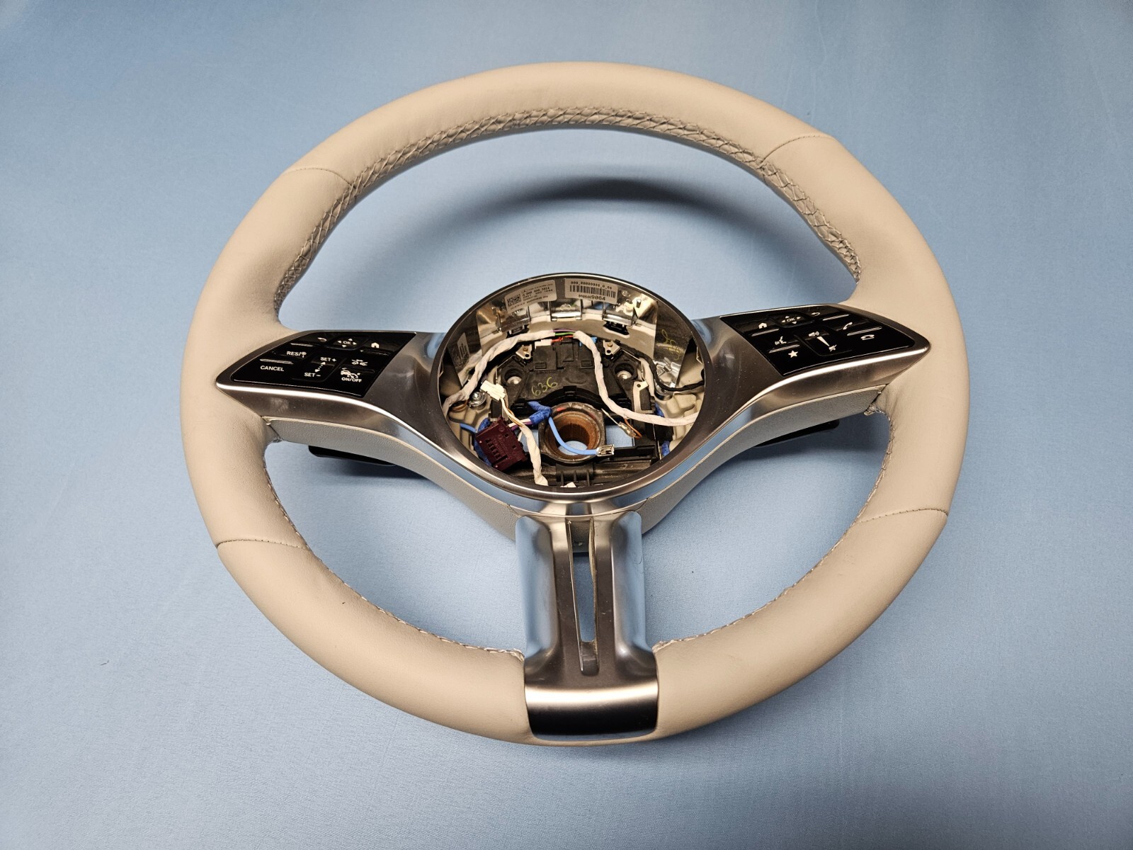 23-24 MERCEDES EQE SUV X294 DRIVER STEERING WHEEL W/ SWITCHES 