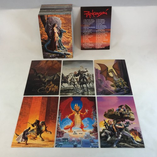 THE FANTASY ART OF KEITH PARKINSON (FPG 1994) Complete Trading Card Set ...