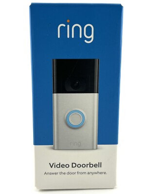 Ring Video Doorbell (2nd Gen) 1080p HD Video - Satin Nickel 23-009025-0
