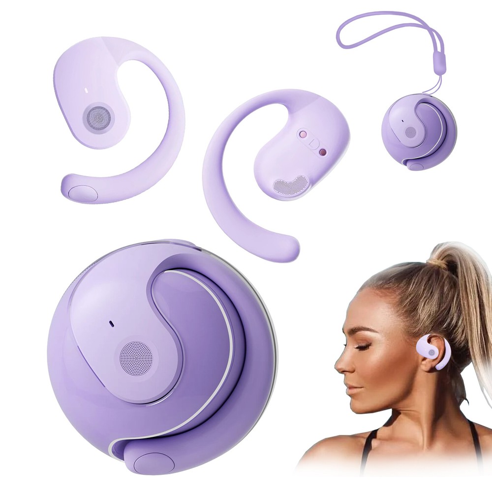 Wireless Headphones Bluetooth 5.4 Stereo Ear Hook Headset TWS Earphones Earbuds