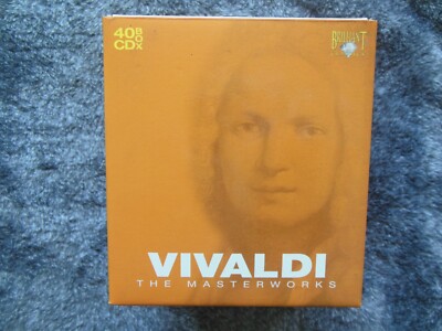 ANTONIO VIVALDI - THE MASTERWORKS- 40 CD Box Set by Brilliant
