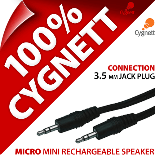 Cygnett Micro Mini Akumulator Odtwarzacz MP3 Przenośny głośnik do iPhone 4 4S 5S 6 - Zdjęcie 3 z 6