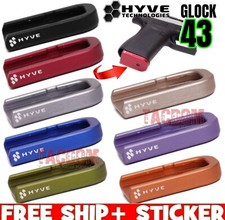 Hyve Technologies Billet Aluminum Magazine Base Pad Plate For Glok 43 Only Usa
