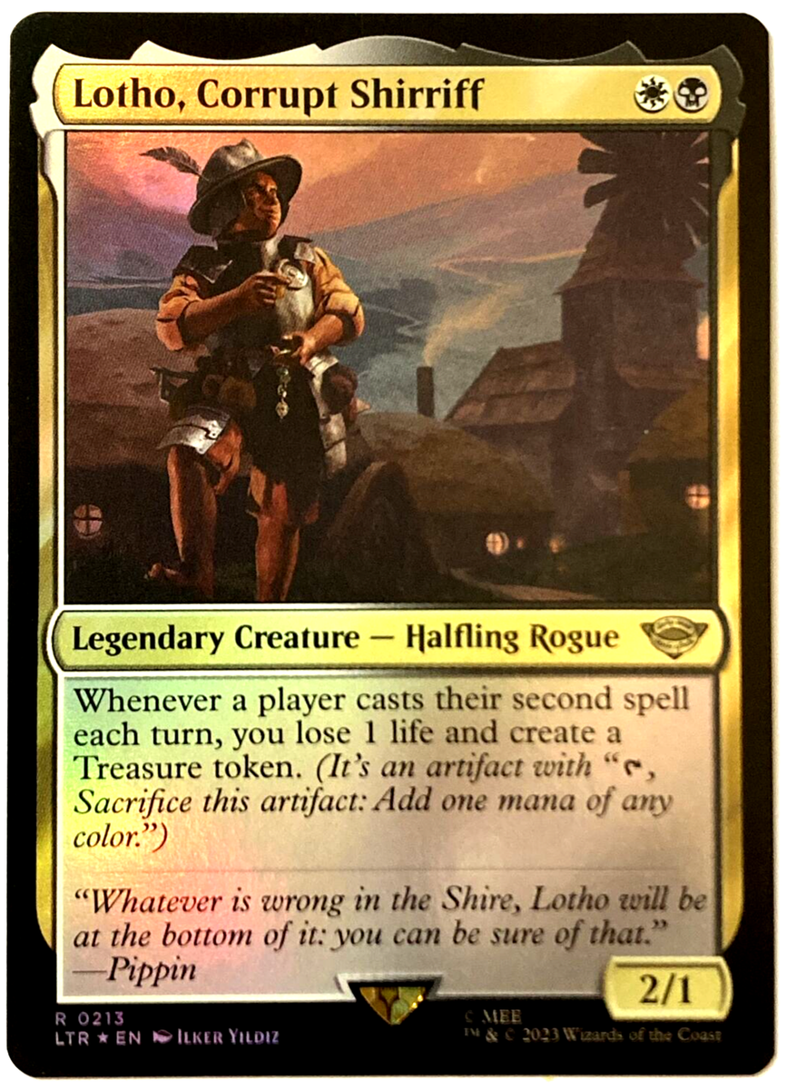 MTG Lotho, Corrupt Shirriff *FOIL* The Lord of the Rings 0213 Pack