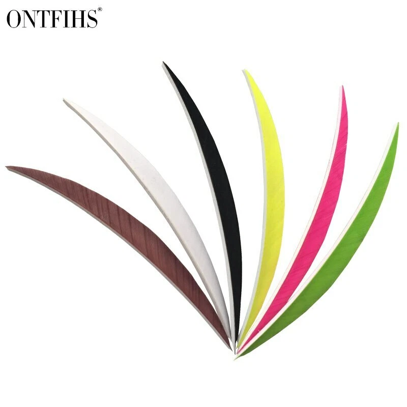 50pcs 5" Banana Archery Fletches Arrow Feathers Fletching Arrow Accessories - Image 4 of 4